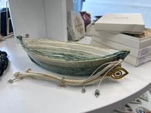 Load image into Gallery viewer, Ceramic Large Boat with Eye Charm (free USA shipping included)
