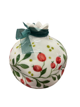 Load image into Gallery viewer, Ceramic Holiday Berry Pomegranate (free USA shipping included)
