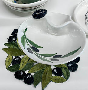 Laser Cut Olives Collection: Table Runner, Placemat, Napkin, or Tablecloth (free USA shipping included)