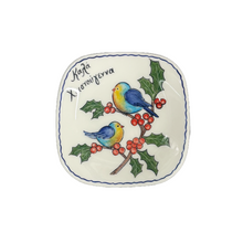 Load image into Gallery viewer, Ceramic Christmas Square Plate—only one left  (free USA shipping included)
