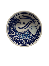 Load image into Gallery viewer, Ceramic bowl: Fish Design (free USA shipping included)
