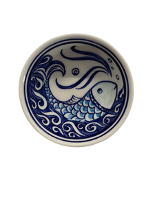 Ceramic bowl: Fish Design (free USA shipping included)