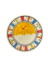 Load image into Gallery viewer, Ceramic Small Shallow Bowl: Chick (free USA shipping included)
