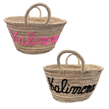 Load image into Gallery viewer, Woven “Kalimera” Tote (free USA shipping included)
