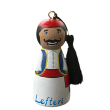 Load image into Gallery viewer, Hand-painted Wooden Figurine: Lefteri the Evzone™ (free USA shipping included)
