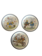 Load image into Gallery viewer, Ceramic Easter Round Plate: multiple design choices (free USA shipping included)
