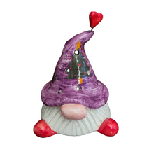 Load image into Gallery viewer, Ceramic Gnome Votive—one left (free USA shipping included)
