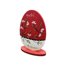 Load image into Gallery viewer, Standing Egg: Large with Multiple design choices (free USA shipping included)
