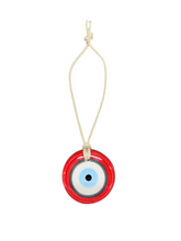 Load image into Gallery viewer, Ceramic Glazed Eye with Cording—Multiple color choices (free USA shipping included)
