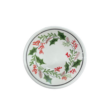 Load image into Gallery viewer, Ceramic Christmas Small Shallow Bowl—multiple design choices  (free USA shipping included)
