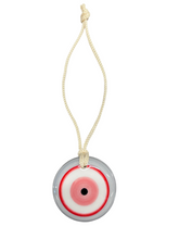 Load image into Gallery viewer, Ceramic Glazed Eye with Cording—Multiple color choices (free USA shipping included)
