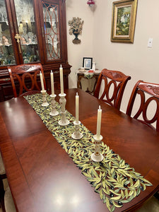 Laser Cut Olives Collection: Table Runner, Placemat, Napkin, or Tablecloth (free USA shipping included)