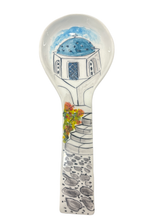 Load image into Gallery viewer, Ceramic Spoon Rest: multiple design choices (free USA shipping included)
