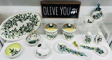 Load image into Gallery viewer, Ceramic Oval Olives Platter (free USA shipping included)
