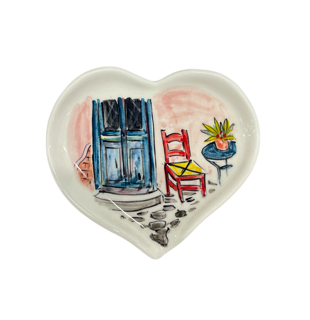 Ceramic Heart Dish (free USA shipping)