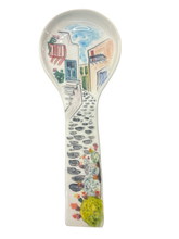 Load image into Gallery viewer, Ceramic Spoon Rest: multiple design choices (free USA shipping included)
