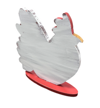 Load image into Gallery viewer, Standing Chicken with Heart (free USA shipping included)
