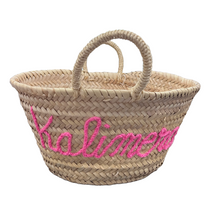 Load image into Gallery viewer, Woven “Kalimera” Tote (free USA shipping included)
