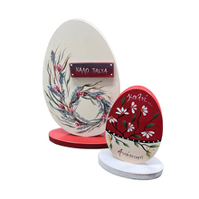 Load image into Gallery viewer, Standing Egg: Small with Multiple design choices (free USA shipping included)
