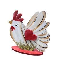 Load image into Gallery viewer, Standing Chicken with Heart (free USA shipping included)
