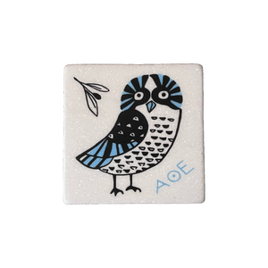 Greek Marble Coaster (free USA shipping included)