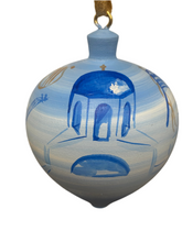 Load image into Gallery viewer, Greece Doodles Wooden Ornament (free USA shipping included)
