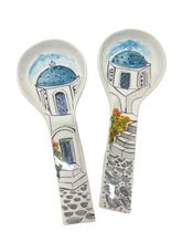 Load image into Gallery viewer, Ceramic Spoon Rest: multiple design choices (free USA shipping included)
