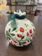 Load image into Gallery viewer, Ceramic Holiday Berry Pomegranate (free USA shipping included)
