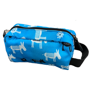 Carry All Zip Bag Donkey Design (free USA shipping included)