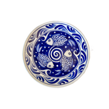 Load image into Gallery viewer, Ceramic Round Fish Platter (free USA shipping included)
