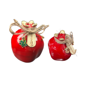 Ceramic Red Pomegranate one size left  (free USA shipping included)