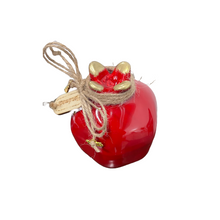 Load image into Gallery viewer, Ceramic Red Pomegranate one size left  (free USA shipping included)
