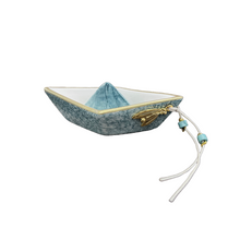 Load image into Gallery viewer, Ceramic Mini Boat—Stone Green (free USA shipping included)
