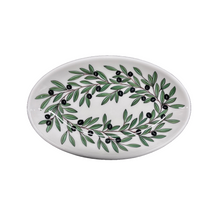 Load image into Gallery viewer, Ceramic Oval Olives Platter (free USA shipping included)
