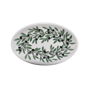 Ceramic Oval Olives Platter (free USA shipping included)