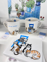 Load image into Gallery viewer, Ceramic Cats All So Lovely Espresso Cup (free USA shipping included)
