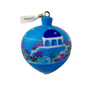 Santorini Church Ornament only one left (free USA shipping included)