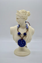 Load image into Gallery viewer, &quot;Artemis&quot; Ceramic Floral Pendant Necklace
