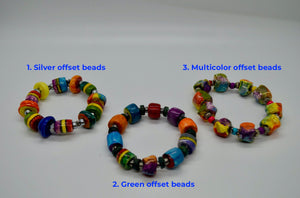 "Rhea" Ceramic Bead Bracelet