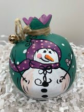 Load image into Gallery viewer, Ceramic Pomegranate Snowfriends Christmas Collection 2 sizes (free USA shipping included)
