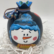 Load image into Gallery viewer, Ceramic Pomegranate Snowfriends Christmas Collection 2 sizes (free USA shipping included)
