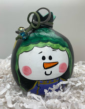 Load image into Gallery viewer, Ceramic Pomegranate Snowfriends Christmas Collection 2 sizes (free USA shipping included)
